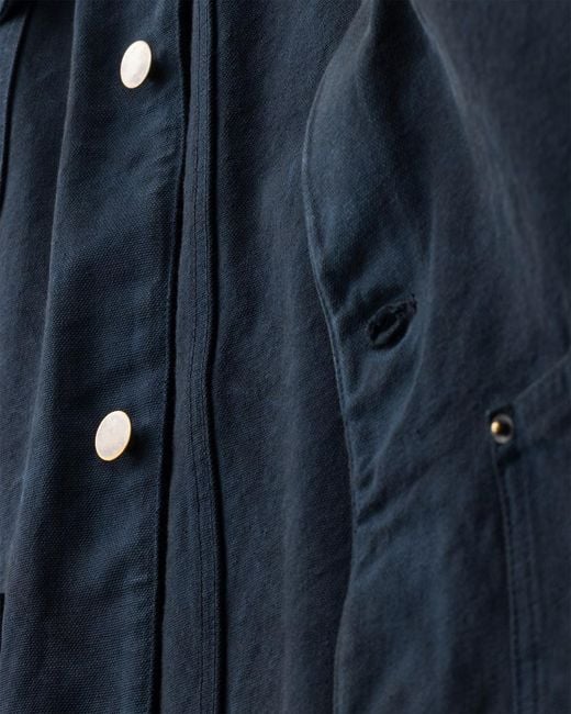 Prada Blue Canvas Work Jacket