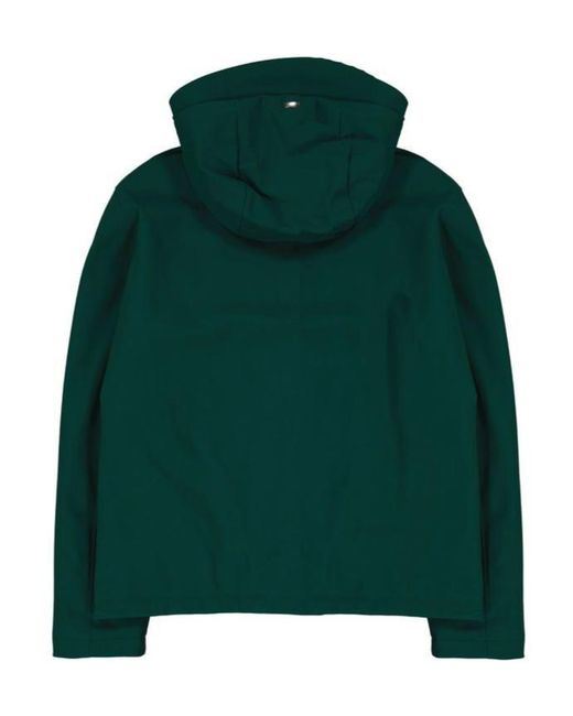Herno Green Hooded Zip Down Jacket for men