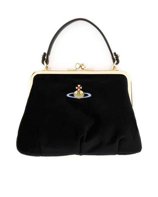 Vivienne Westwood Black Granny Frame Purse