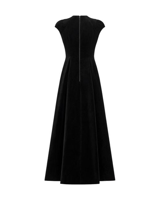 Dior Black Christian Crewneck Short-Sleeved Dress
