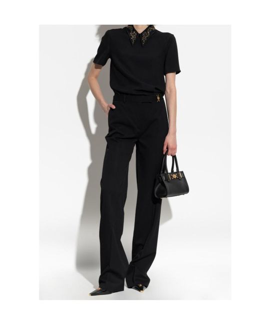 Versace Black Blouses
