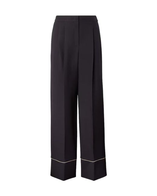 Fendi Blue High-Waist Pyjama Trousers