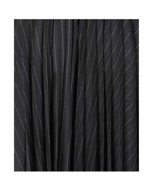 Sacai Black Striped Skirt