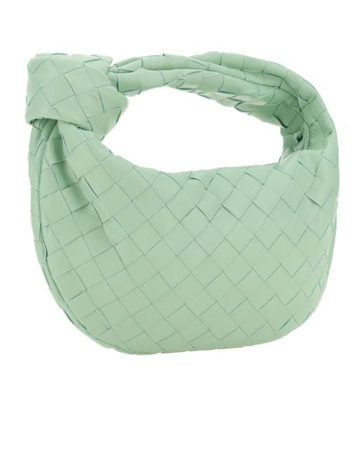 Bottega Veneta Green Mini Jodie Handbag
