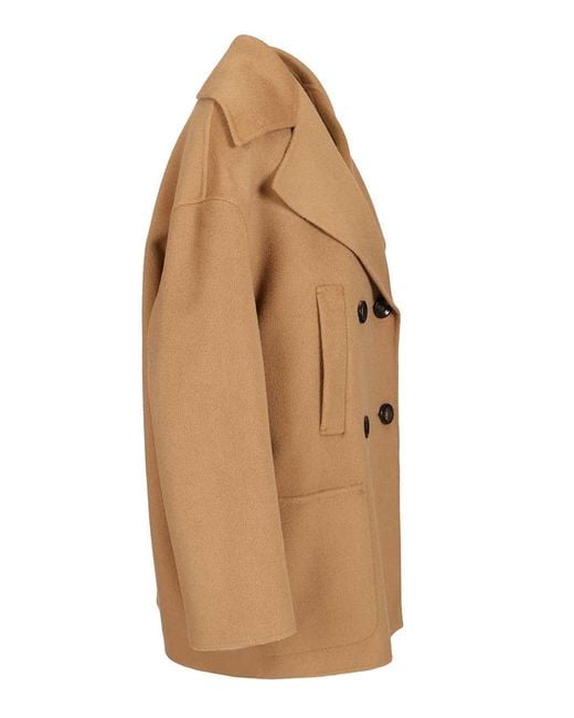 Max Mara Natural Studio Mstarca Double-Breasted Coat