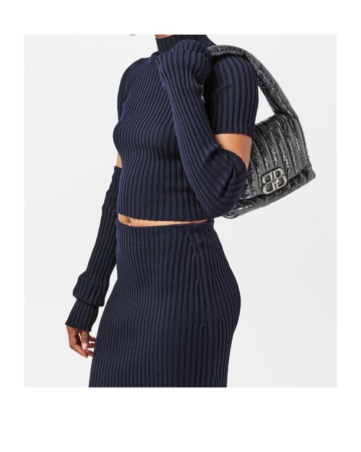 Balenciaga Black Monaco Small Shoulder Bag