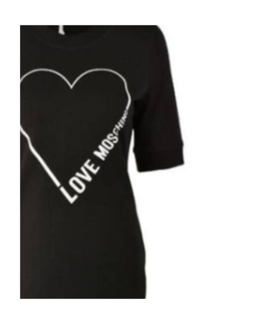 Moschino Black A Printed Dress
