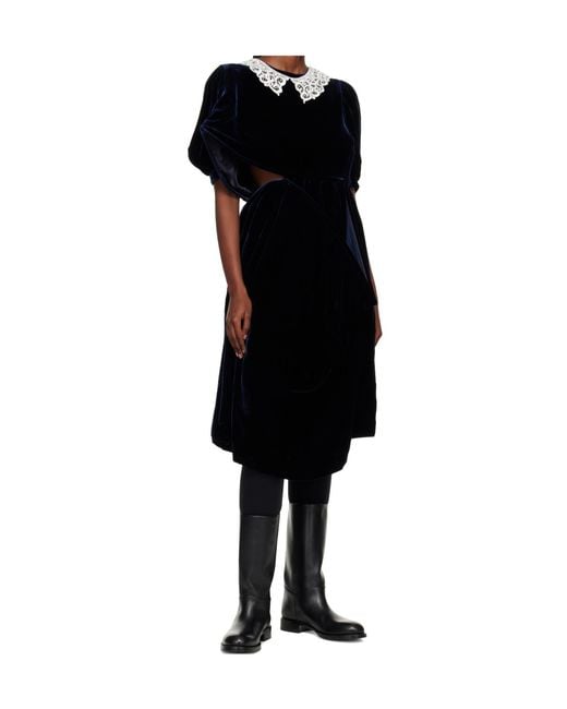 Junya Watanabe Black Angular Midi Dress