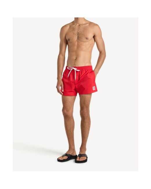 Balmain Pb Embroidered Swim Shorts for men