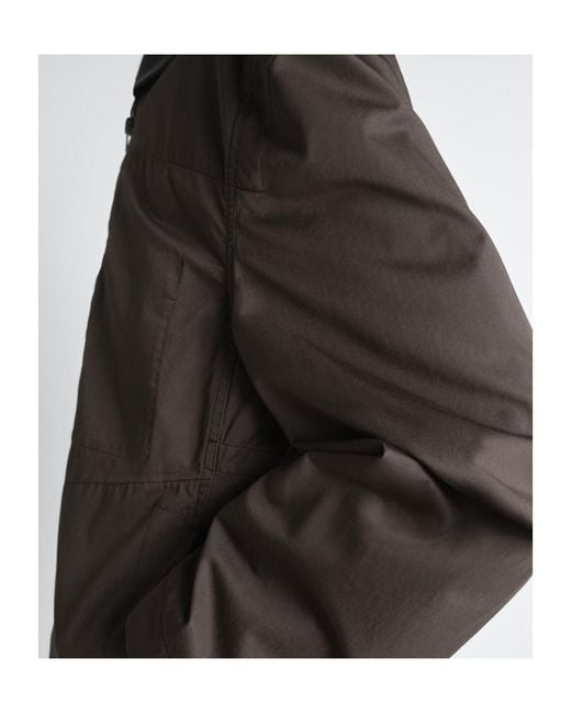 Lemaire Brown Leather Collar Blouson for men