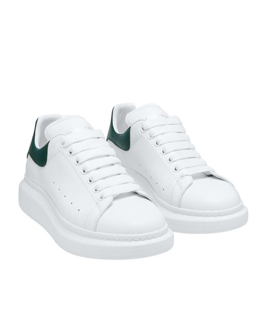 McQueen White Oversized Lace-Up Sneakers for men
