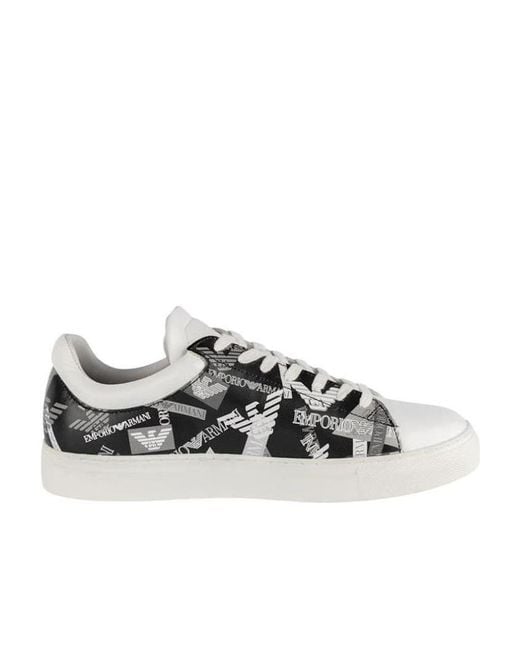 Emporio Armani Multicolor Logo Lacing Casual Sneakers for men