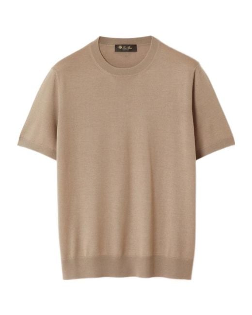 Loro Piana Natural Sottile Crew-Neck Sweater