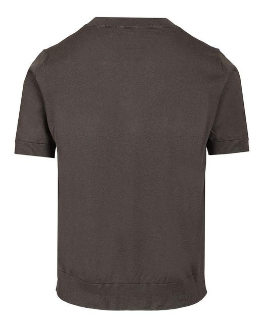 Max Mara Black 'S Giulietta Crewneck Knitted Jumper