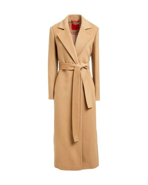 MAX&Co. Natural Belted Coat