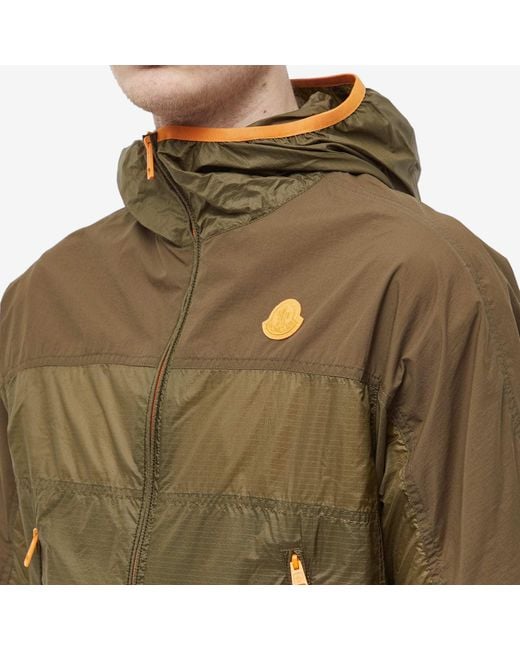 Moncler Green Logo Casual Jacket for men