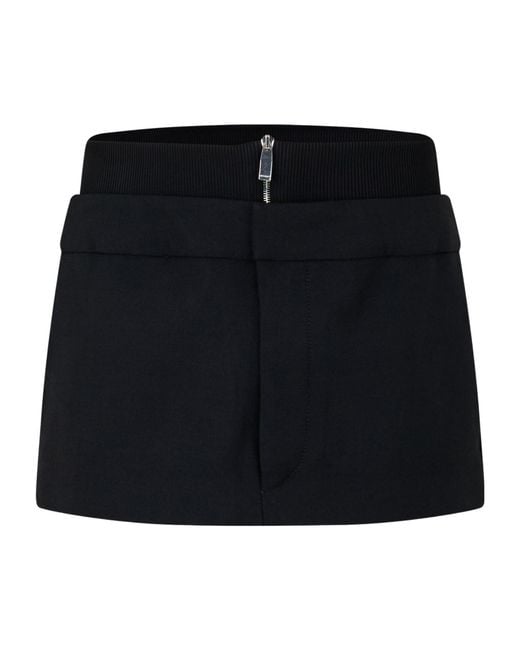 Off-White c/o Virgil Abloh Black Mini Skirt