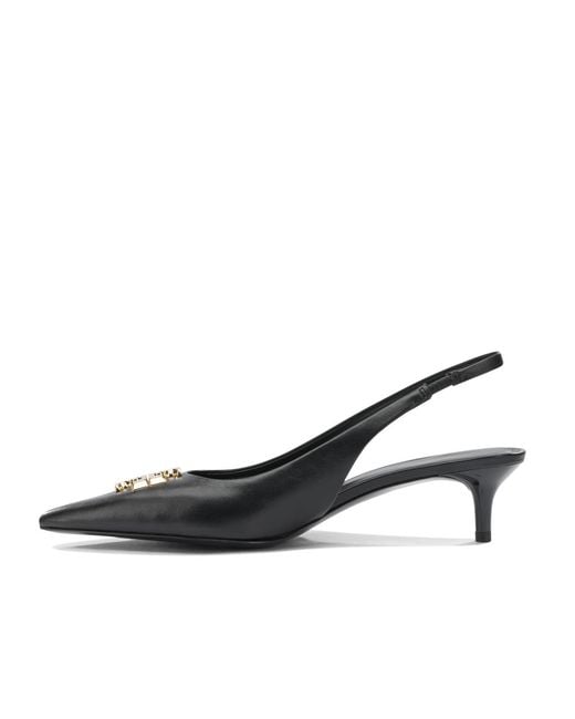 Tory Burch Multicolor Logo Slingback Heeled Pumps