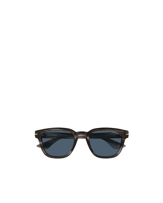 Montblanc Multicolor Eyewear Square Frame Sunglasses for men