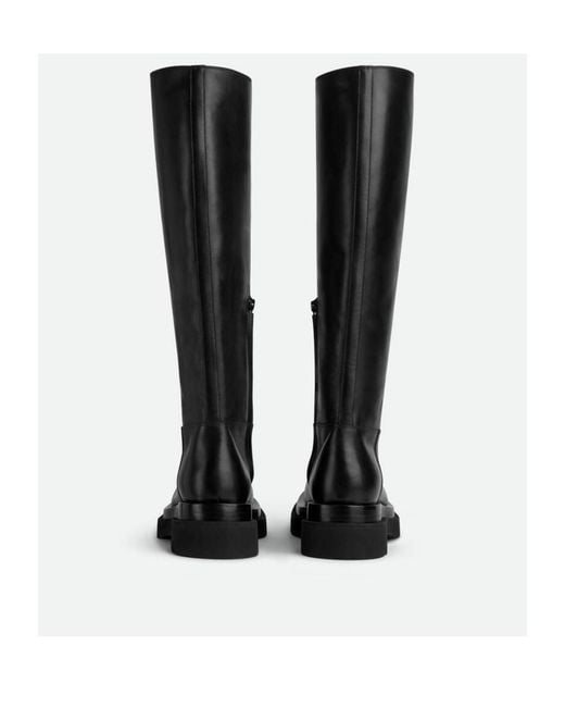 Bottega Veneta Black Lug Boots
