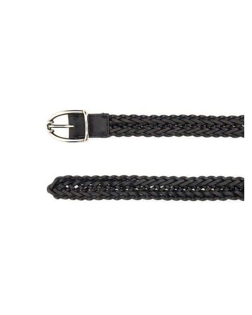 Tom Ford White Braided Belt for men