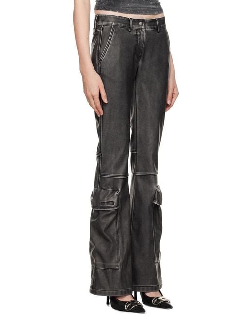 DIESEL Gray P-Ower-P1 Bootcut Trousers