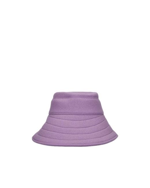 The Attico Purple Bucket Hat