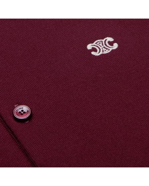 Céline Red Triomphe Polo for men