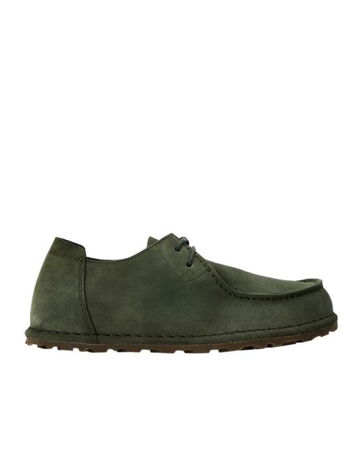 Birkenstock Green Utti Lace Boat Shoes
