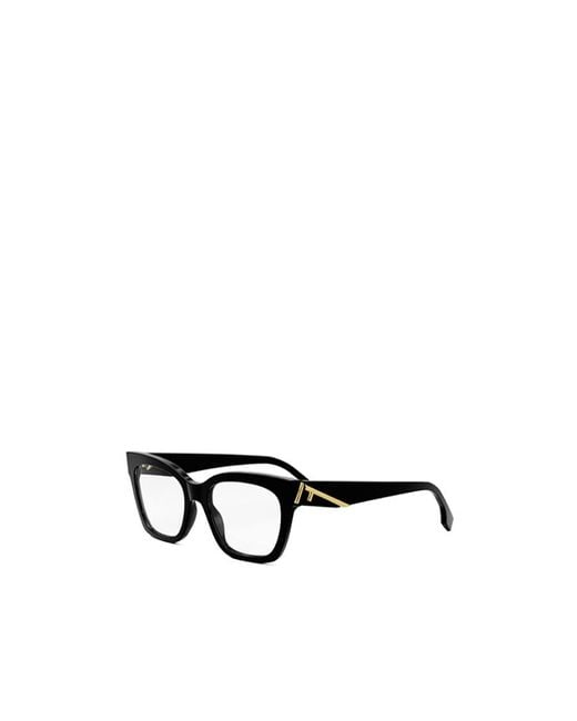 Fendi White Eyewear Cat-Eye Frame Glasses