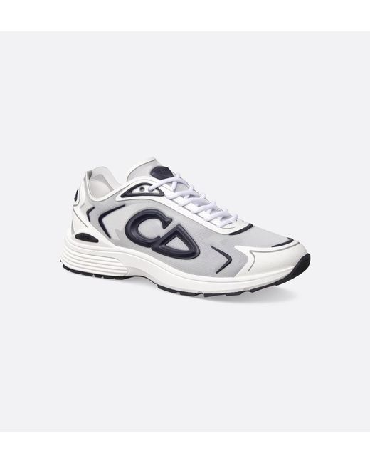Dior White Homme B30 Countdown Tech Sneakers for men