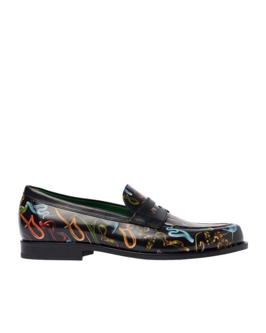 Scarosso Black Snakes Storm For Him Loafers for men