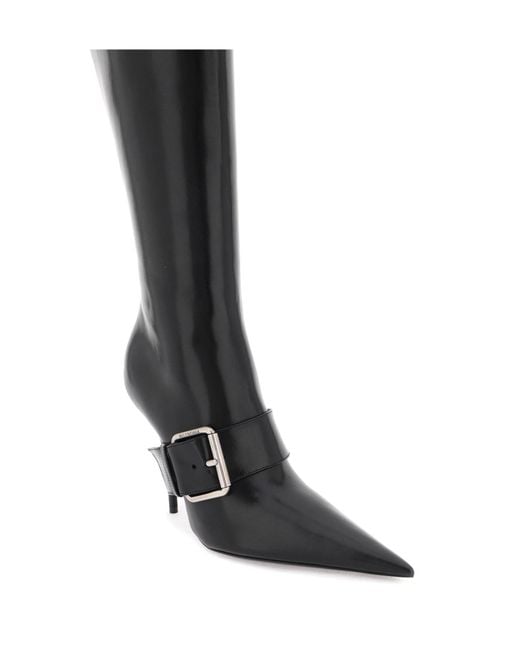 Balenciaga Black Pointed Boots
