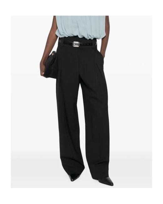 Sportmax Black Spxgirino Straight Leg Pants