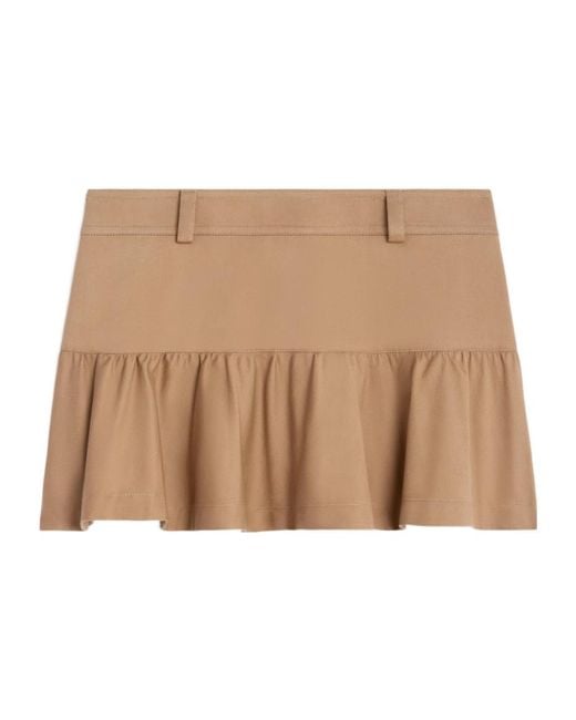Céline Natural Mini Skirt
