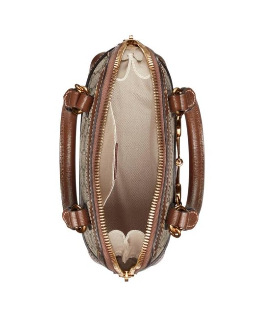 Gucci Brown Horsebit 1955 Mini Top Handle Bag