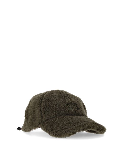 Miu Miu Green Logo-Detailed Baseball Cap