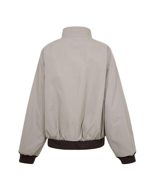 Miu Miu Gray Zip-Up Jacket