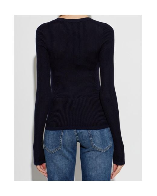DSquared² Blue Long-Sleeved Pullover