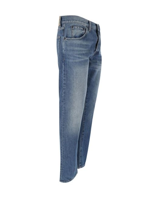 Pt Pantaloni Blue Pt Torino 5 Pocket Straight Fit Jeans for men
