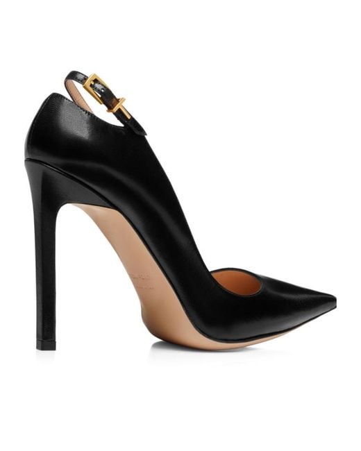 Tom Ford Black Angelina Leather Pumps