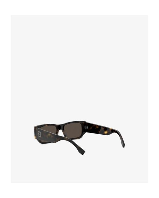 Fendi Multicolor Eyewear Square Frame Sunglasses for men