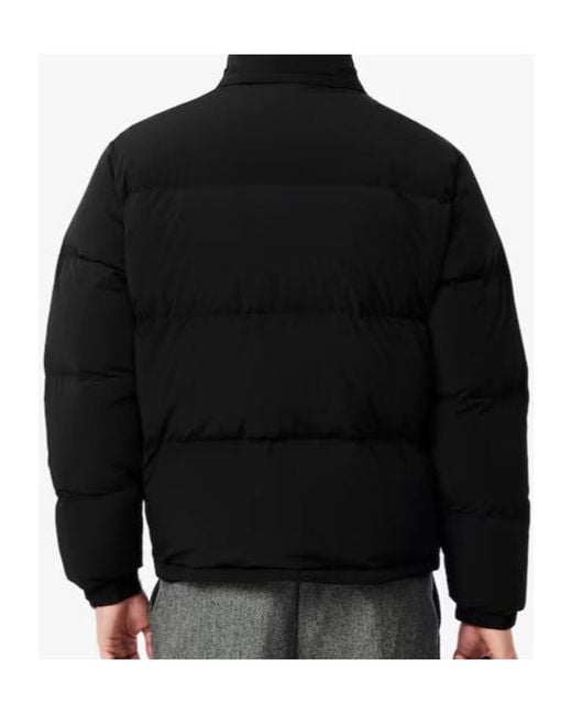 Lacoste Black Quilted Padded Jacket for men