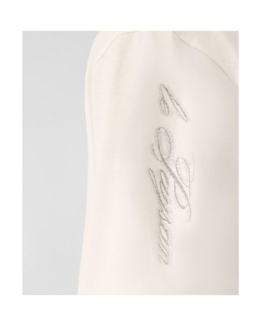 Jacquemus White Logo Printed Crewneck T-Shirt for men