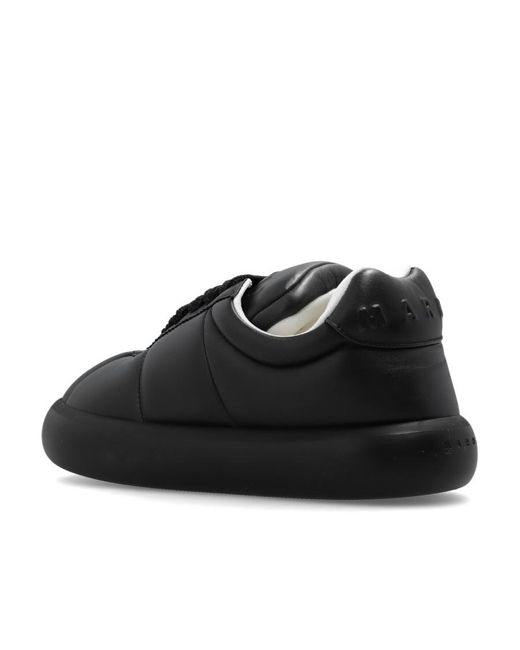 Marni Black Bigfoot 2.0 Padded Lace-Up Sneakers