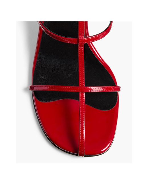 Khaite Pink 75Mm Cage Sandals