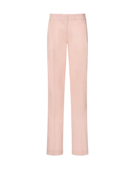 Coperni Pink Low-Waist Loose Dress Pants