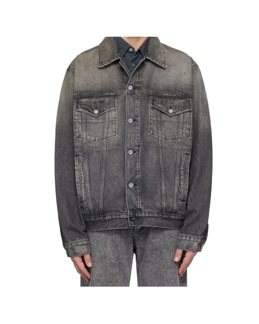 Hope Gray Bold Denim Jacket for men