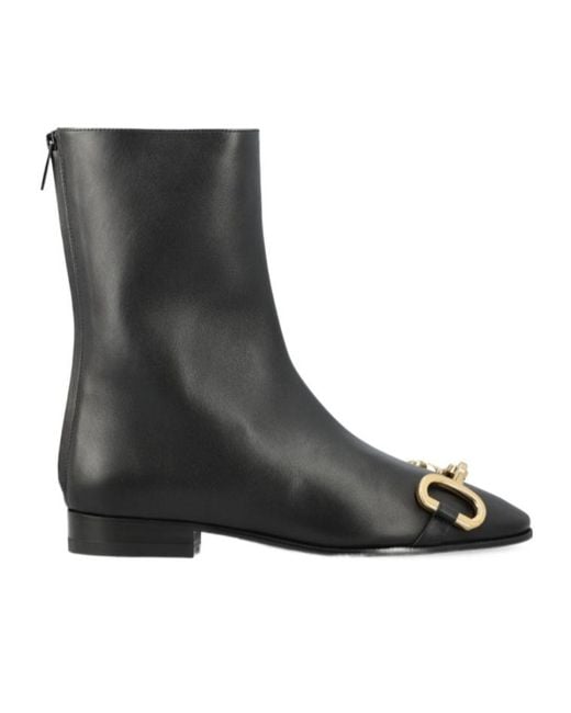 Céline Black Vivi Zipper Boots