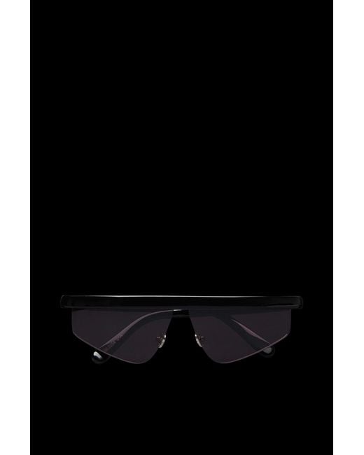 Moncler Black Orizon Rectangular Sunglasses for men